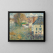 Tulva Givernyssä - Gustave Loiseau — kehystetty taideteos seinällä