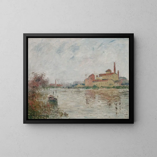 Gustave Loiseau - LUsine au bord de la rivire.webp