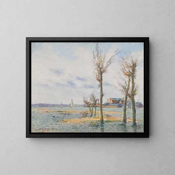 La Loire à Trentemoult - Gustave Loiseau — kehystetty taideteos seinällä