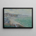 Fécampin ranta - Gustave Loiseau — kehystetty taideteos seinällä