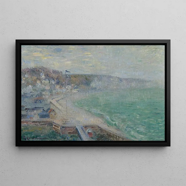 Fécampin ranta - Gustave Loiseau — kehystetty taideteos seinällä