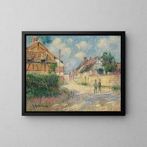 Tournedos'n tie - Gustave Loiseau — kehystetty taideteos seinällä