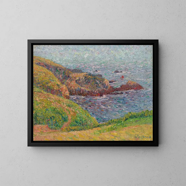 Le Bras de Mer - Gustave Loiseau — kehystetty taideteos seinällä