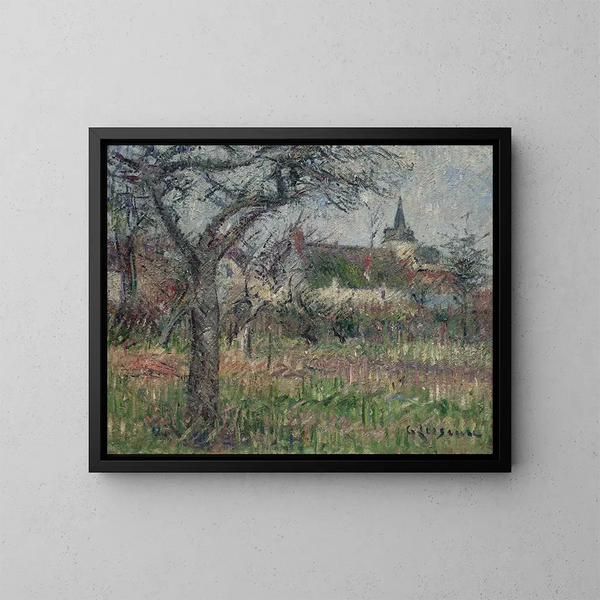 Le Clos de Monsieur Janson à Vaudreuil, Eure - Gustave Loiseau — kehystetty taideteos seinällä