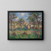 Le Jardin - Gustave Loiseau — kehystetty taideteos seinällä