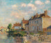 Le Quai Saint-Martin, Auxerre - Gustave Loiseau — näkymä teoksesta
