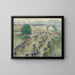 Le pont Corneille à Rouen - Gustave Loiseau — kehystetty taideteos seinällä