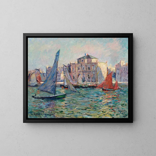 Les Martigues - Gustave Loiseau — kehystetty taideteos seinällä