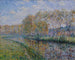Les Rives de l'Eure le matin à Saint-Cyr-du-Vaudreuil - Gustave Loiseau — näkymä teoksesta