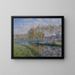 Les Rives de l'Eure le matin à Saint-Cyr-du-Vaudreuil - Gustave Loiseau — kehystetty taideteos seinällä