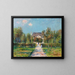 L'Hôtel de Mademoiselle Ernestine Saint-Jouin Finistère tai Mademoiselle Ernestine Saint-Jouinin hedelmätarha - Gustave Loiseau — kehystetty taideteos seinällä