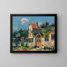 Maison La Grille Rose, Pontoisen ympäristössä - Gustave Loiseau — kehystetty taideteos seinällä