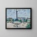 Place de la Bastille - Gustave Loiseau — kehystetty taideteos seinällä