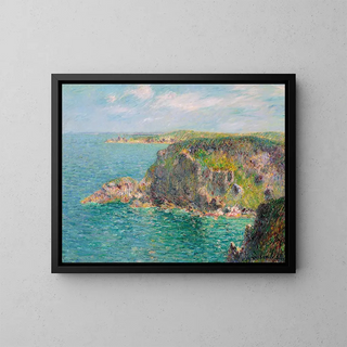 Rocher de la Teignouse, Cap Fréhel - Gustave Loiseau — kehystetty taideteos seinällä