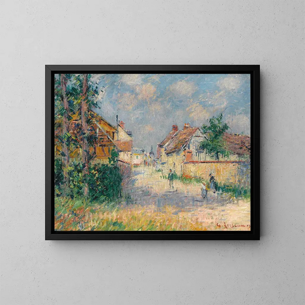 Rue Saint-Cyr-du-Vaudreuil - Gustave Loiseau — kehystetty taideteos seinällä