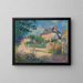 Rue de village - Gustave Loiseau — kehystetty taideteos seinällä