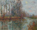 Tournant de rivière à l'heure - Gustave Loiseau — näkymä teoksesta