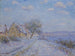 Tournedos sur Seine, lumi, huurre, aurinko - Gustave Loiseau — näkymä teoksesta