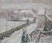 Vue de Triel sous la neige - Gustave Loiseau — näkymä teoksesta