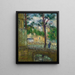 Vue prise de ma fenêtre quai d'Anjou - Gustave Loiseau — kehystetty taideteos seinällä