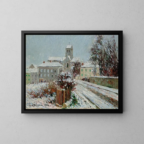 Lunta Auvers-sur-Oise - Gustave Loiseau — kehystetty taideteos seinällä