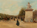 Les Champs-Élysées avec les Tuileries et l'Arc de Triomphe au loin - Gustave Maincent — näkymä teoksesta