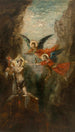 Pyhimys erämaassa - Gustave Moreau — näkymä teoksesta