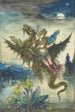 Itämaisen unen hetki - Gustave Moreau — näkymä teoksesta