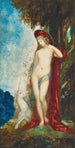 Nainen ja yksisarvinen - Gustave Moreau — näkymä teoksesta