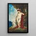 Nainen ja yksisarvinen - Gustave Moreau — kehystetty taideteos seinällä