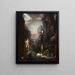 Herkules ja Lernein Hydra - Gustave Moreau — kehystetty taideteos seinällä