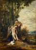 Le martyr Saint Sébastien - Gustave Moreau — näkymä teoksesta