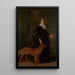 Portrait de Marie De Coster, l'épouse de l'artiste - Gustave Vanaise — kehystetty taideteos seinällä