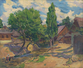Gustv Mall - Landscape with Houses.webp