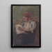 Mère avec enfant - Gustav Mahler — kehystetty taideteos seinällä