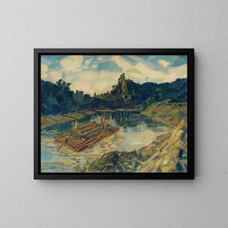 Gustv Mall - Rafters On the River Orava.webp