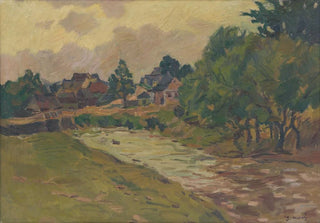 Gustv Mall - View of Vaec from the Vaec Brook.webp