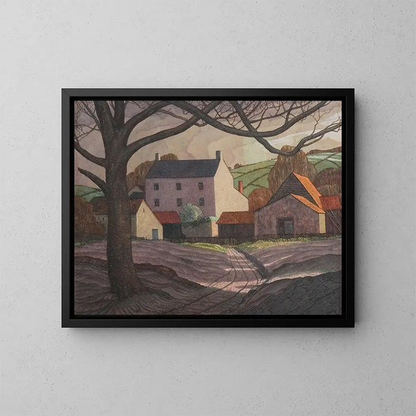 Ferme magenta, Monmouthshire - Guy Kortright — kehystetty taideteos seinällä