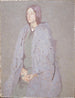 Nainen takissa - Gwen John — näkymä teoksesta