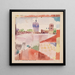 Hammamet moskeijansa kanssa - Paul Klee — kehystetty taideteos seinällä