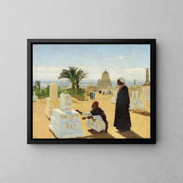 Les apôtres Jacques et le prophète Zacharie - Hans Andersen Brendekilde — kehystetty taideteos seinällä