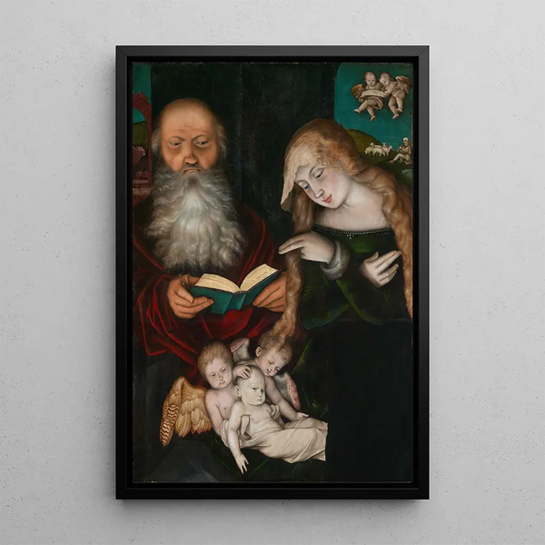 Syntymä - Hans Baldung — kehystetty taideteos seinällä