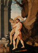Herkules ja Antaios - Hans Baldung — näkymä teoksesta