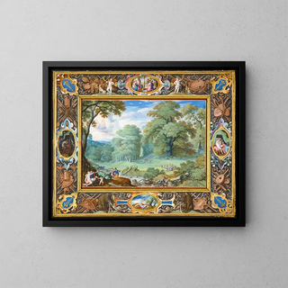Hans Bol - Landscape with the Story of Venus and Adonis.webp