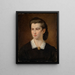 Portrait d'une jeune fille - Hans Canon — kehystetty taideteos seinällä