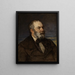 Portrait du peintre Johann Wilhelm Schirmer - Hans Canon — kehystetty taideteos seinällä