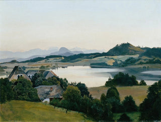 Hans Frank - Krntner Landschaft KraigerSee mit Ulrichsberg.webp