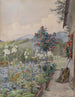 Cottage-puutarha - Hans Götzinger — näkymä teoksesta