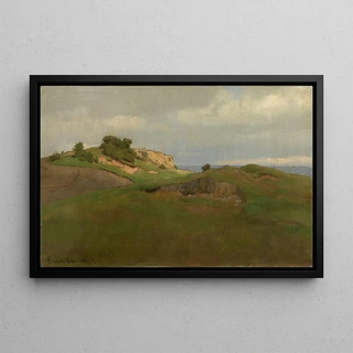 Hans Gude - Coastal Landscape Rgen.webp