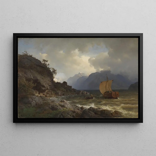 Hans Gude - From the western Coast of Norway.webp